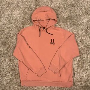 SVNTH London Hoodie - salmon colored